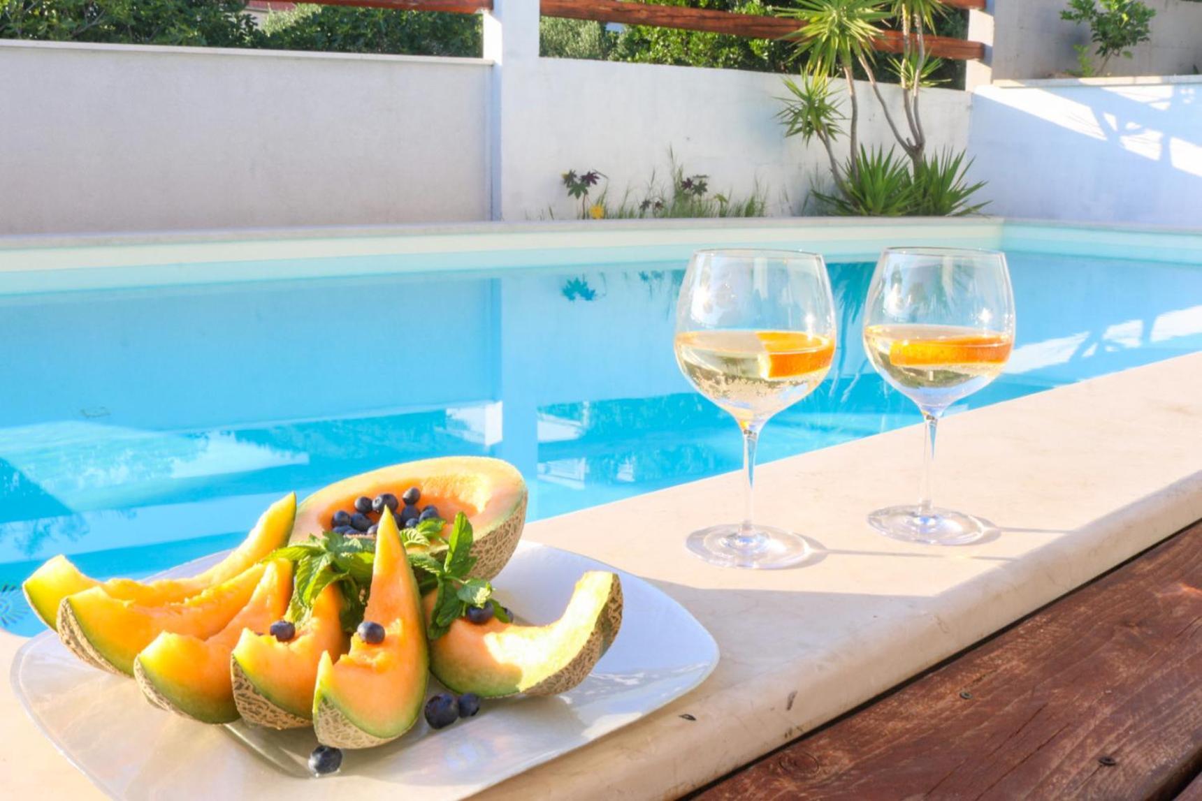 Villa My Rose With A Private Pool Mlini Ngoại thất bức ảnh