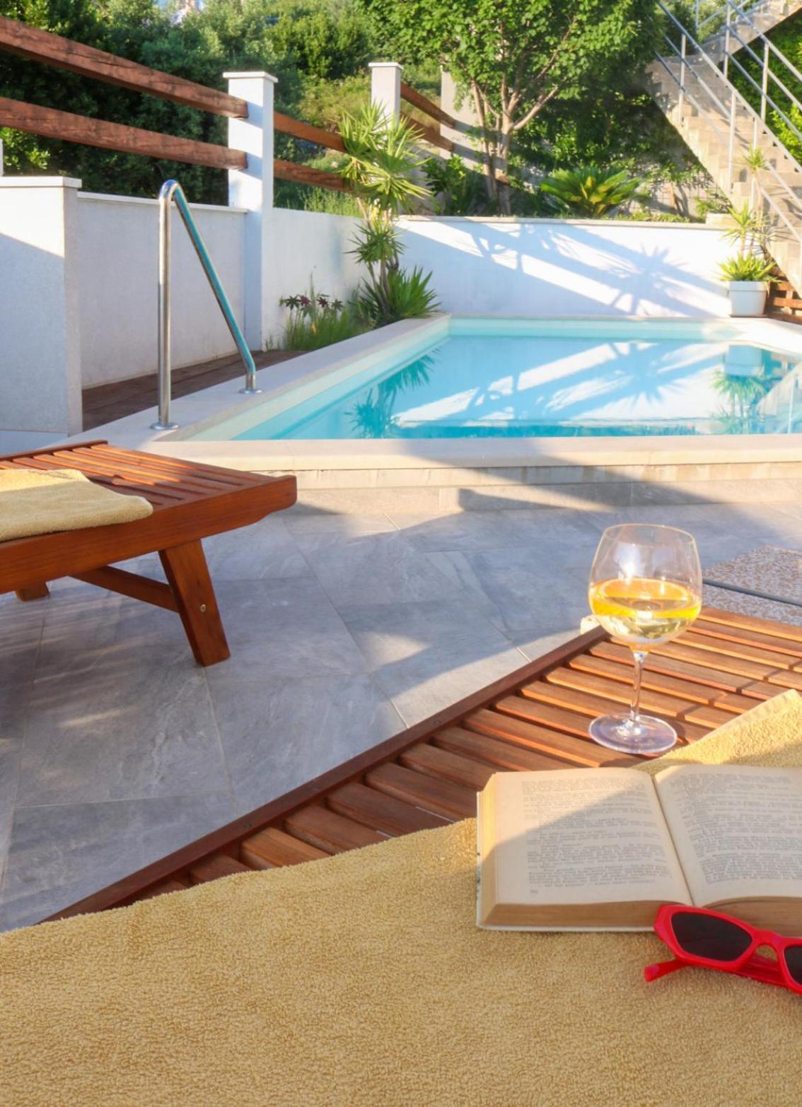 Villa My Rose With A Private Pool Mlini Ngoại thất bức ảnh