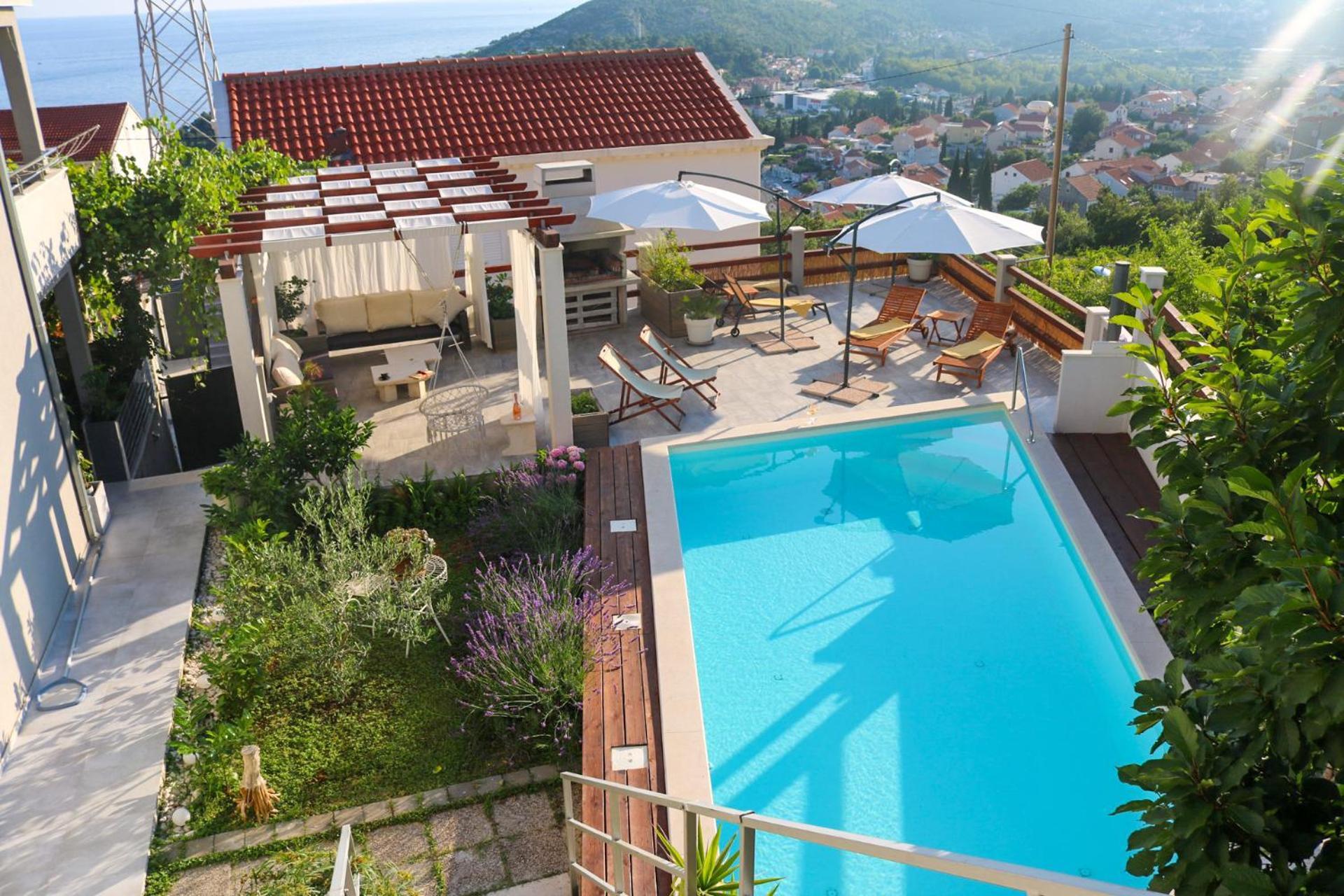 Villa My Rose With A Private Pool Mlini Ngoại thất bức ảnh