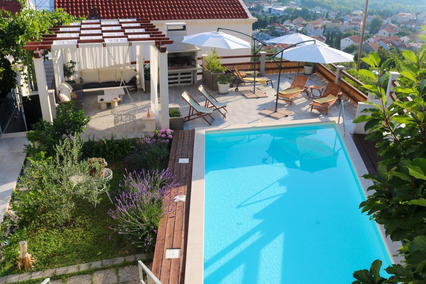 Villa My Rose With A Private Pool Mlini Ngoại thất bức ảnh